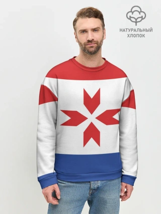 Мужской свитшот базовый / Мордовия