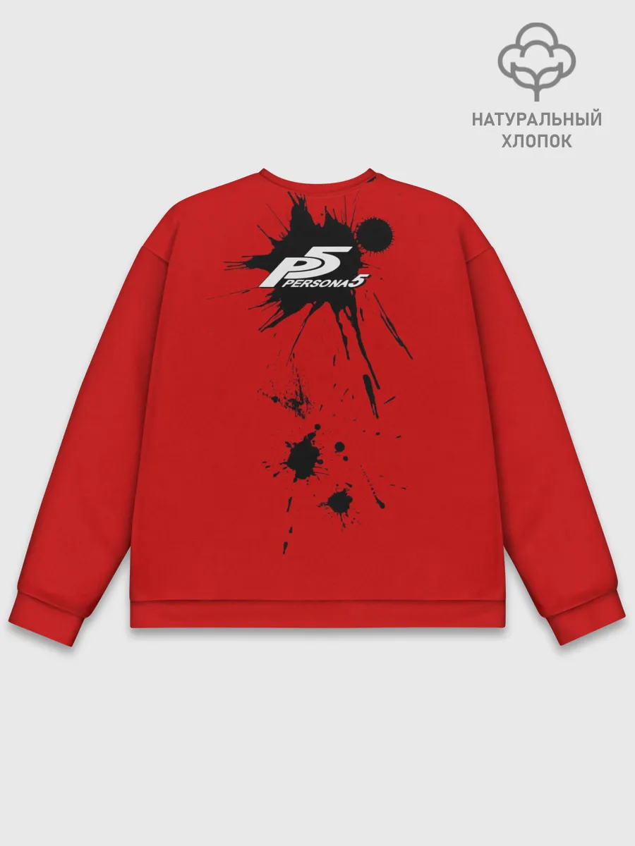 Мужской свитшот базовый / пантера persona 5