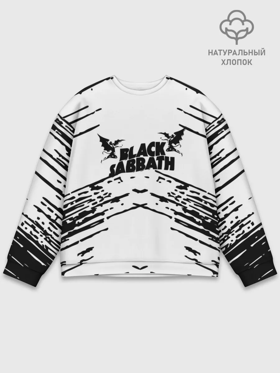 Мужской свитшот базовый / black sabbath