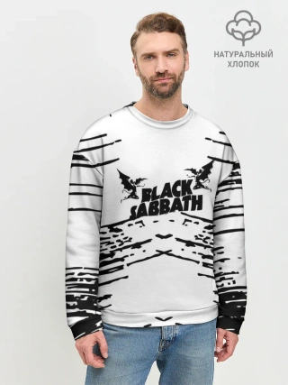 Мужской свитшот базовый / black sabbath