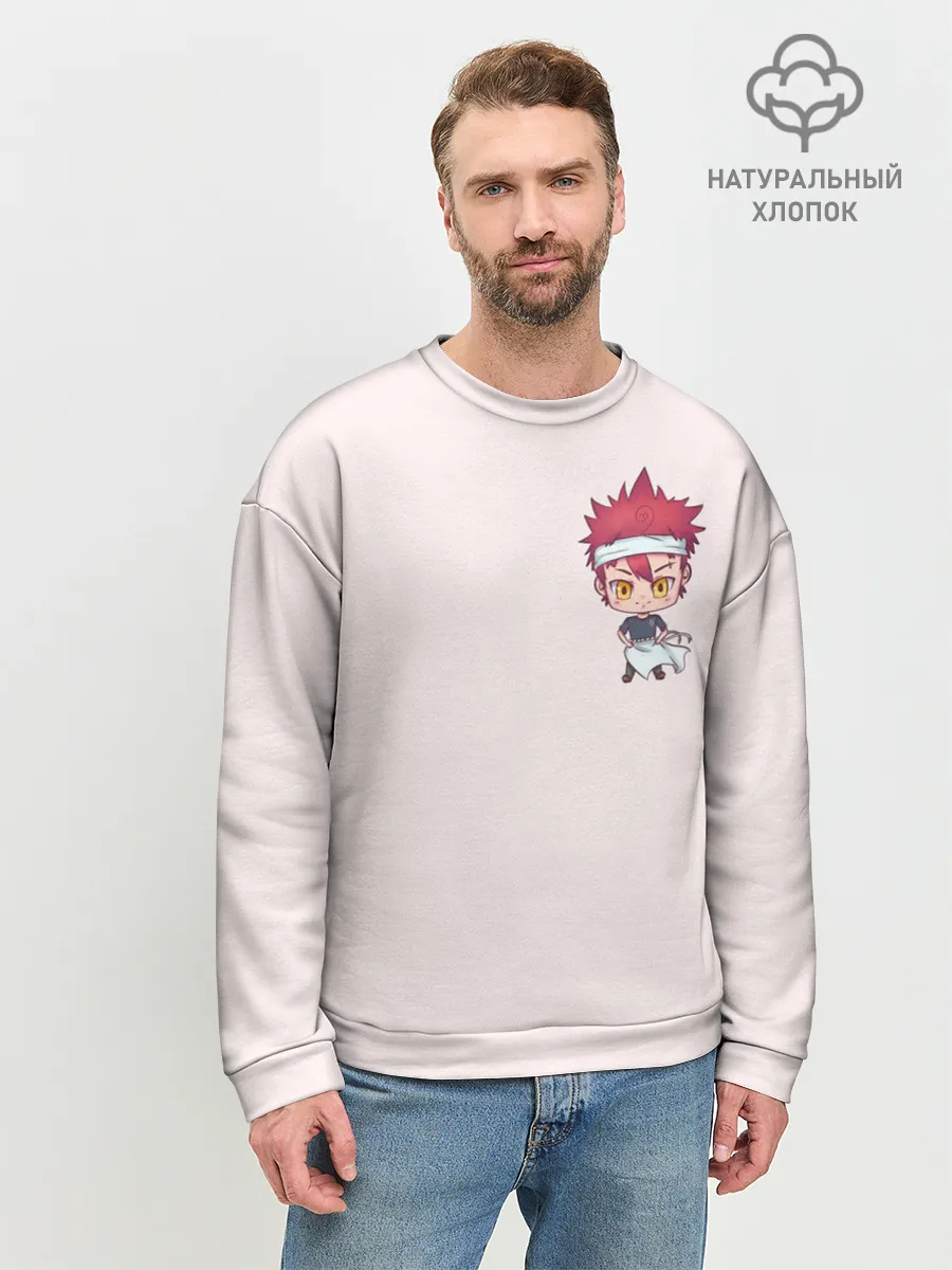 Мужской свитшот базовый / Повар боец Сома