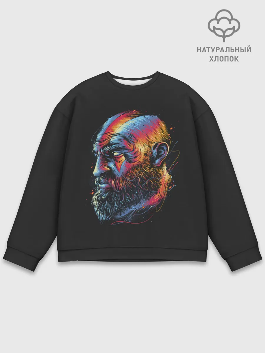 Мужской свитшот базовый / Rainbow of war