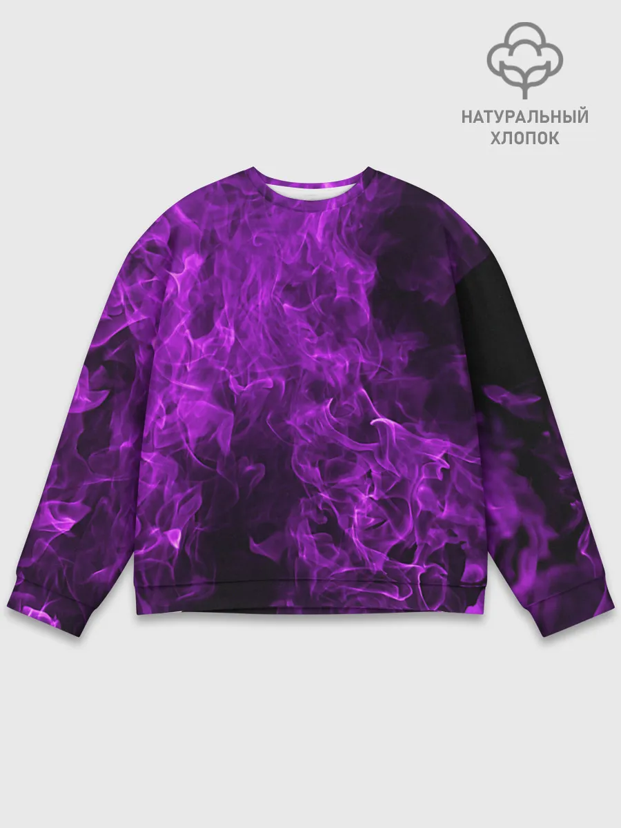 Мужской свитшот базовый / Violet Fire