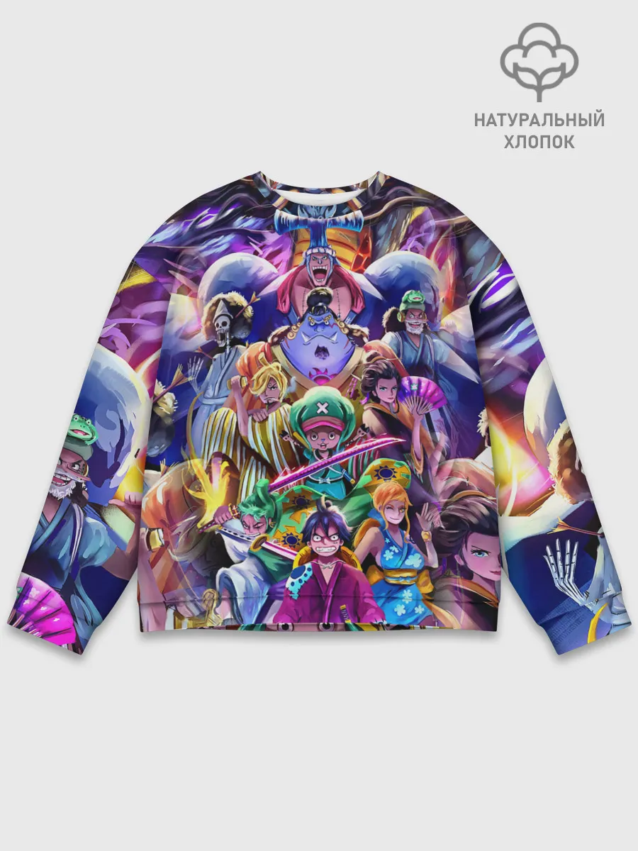 Мужской свитшот базовый / ONE PIECE | ВАН ПИС ПЕРСОНАЖИ