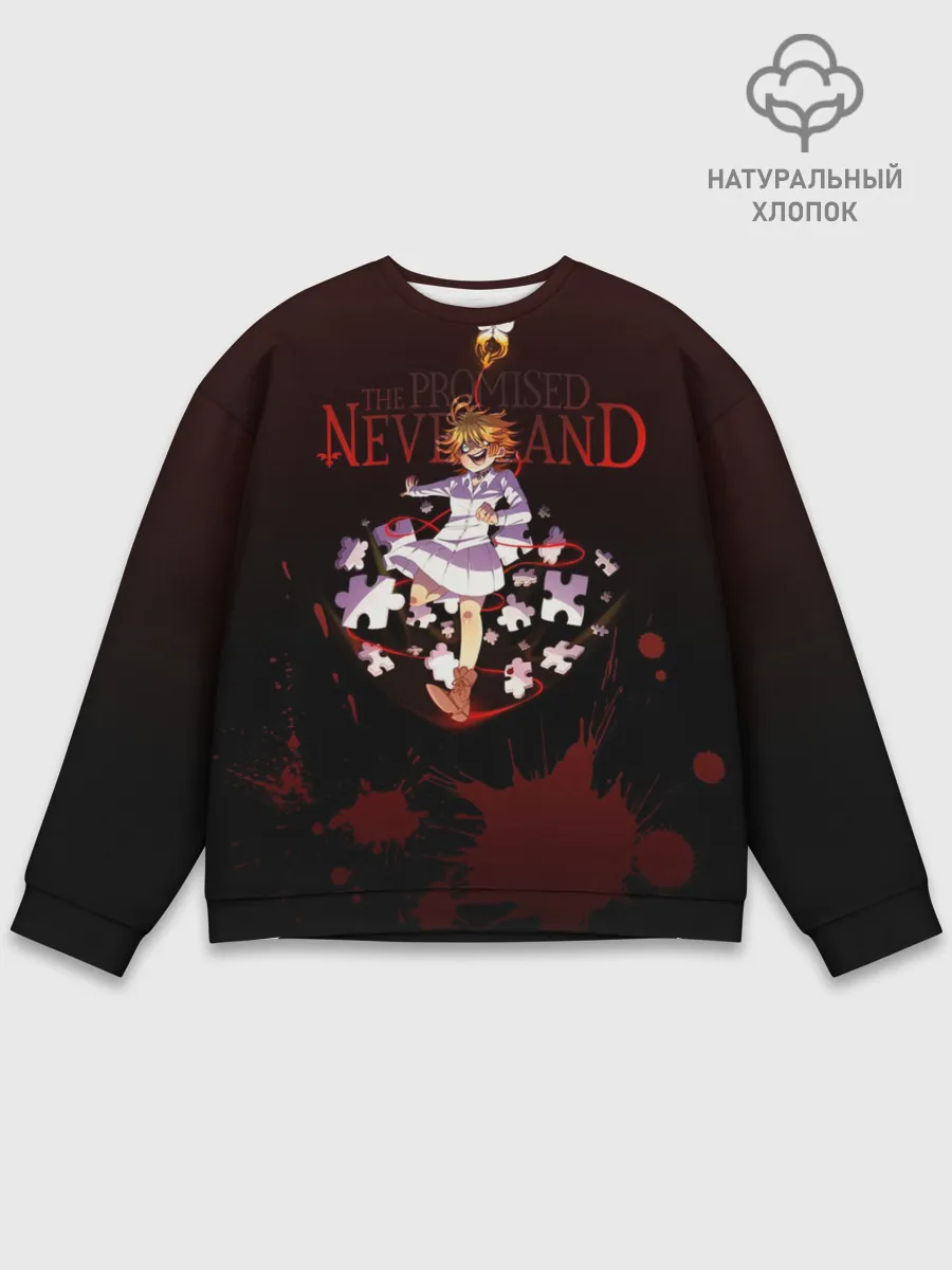 Мужской свитшот базовый / обещанный неверленд