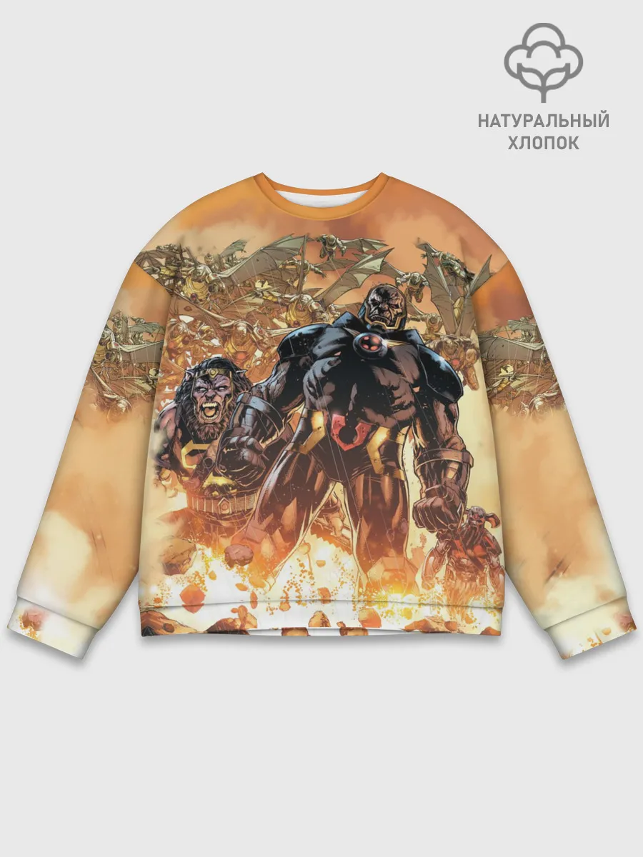 Мужской свитшот базовый / Дарксайд и парадемоны