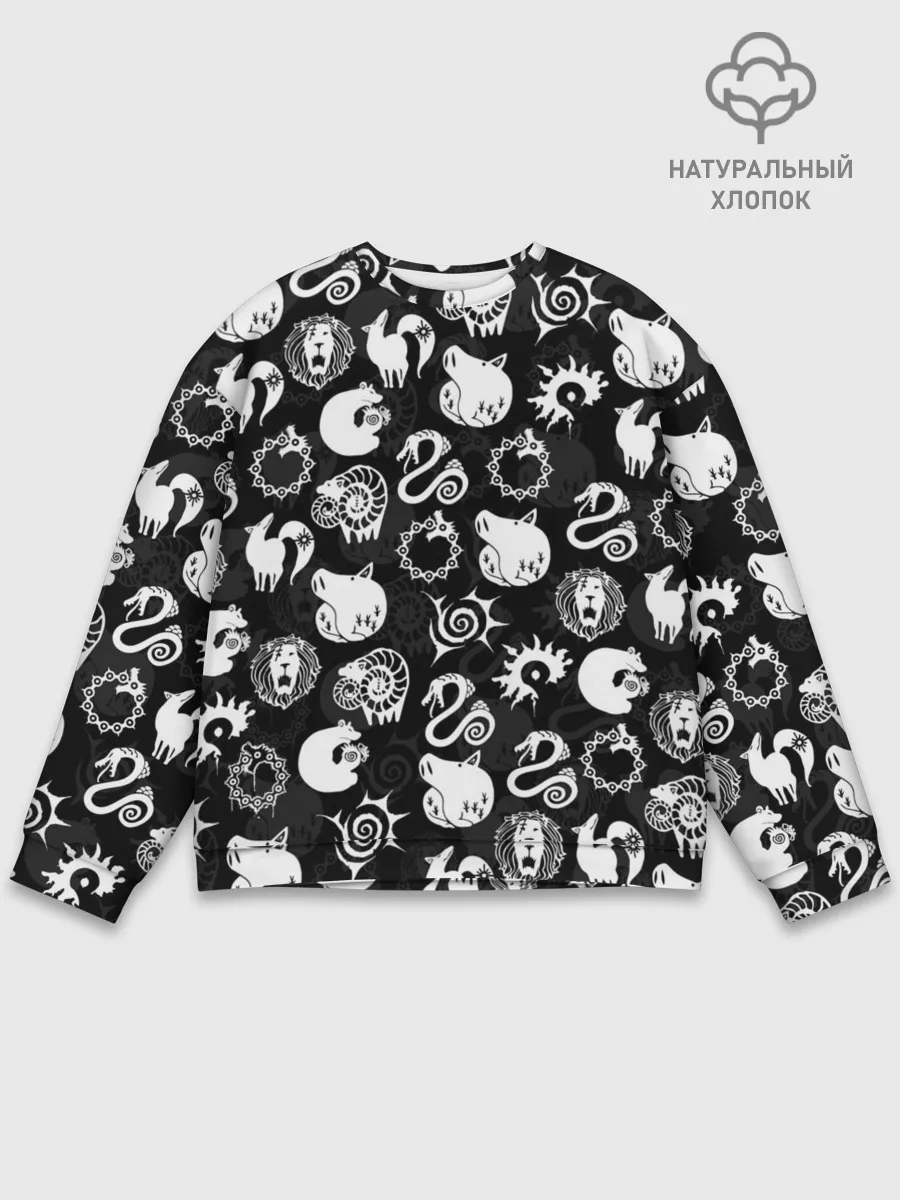 Мужской свитшот базовый / SEVEN DEADLY SINS СИМВОЛЫ