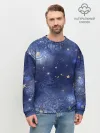 Мужской свитшот базовый / Небо в стиле Стимпанк