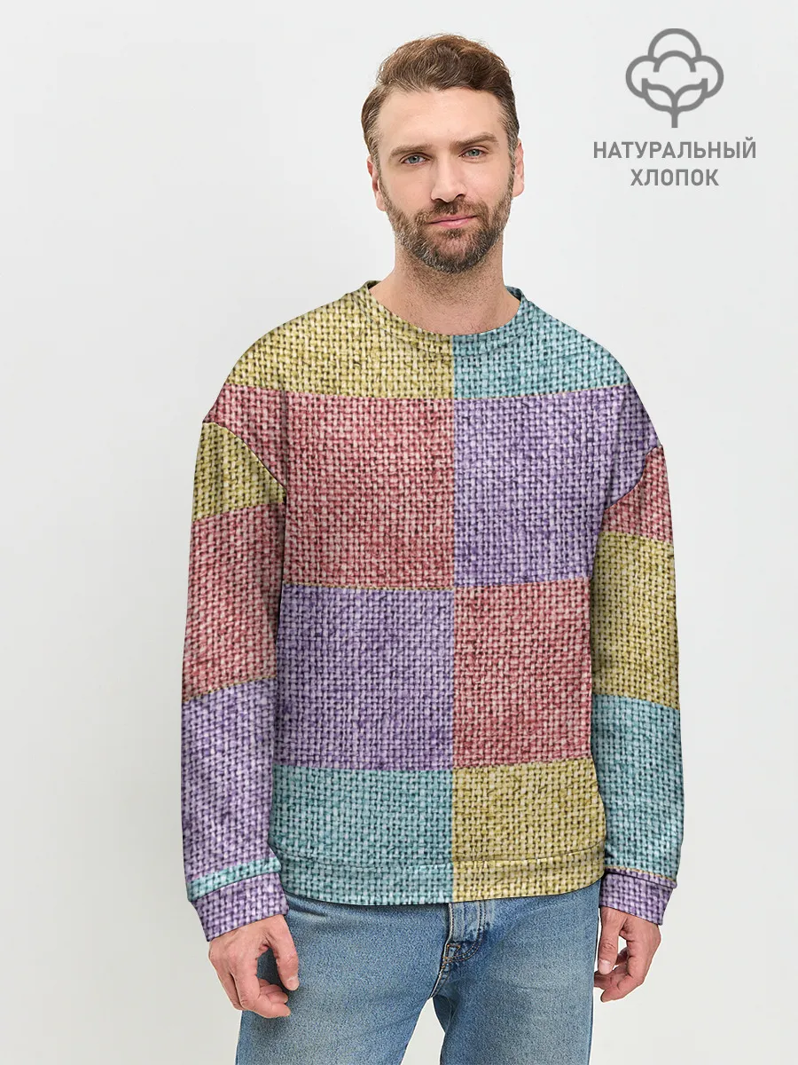 Мужской свитшот базовый / Patchwork