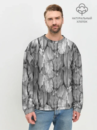 Мужской свитшот базовый / White Raven