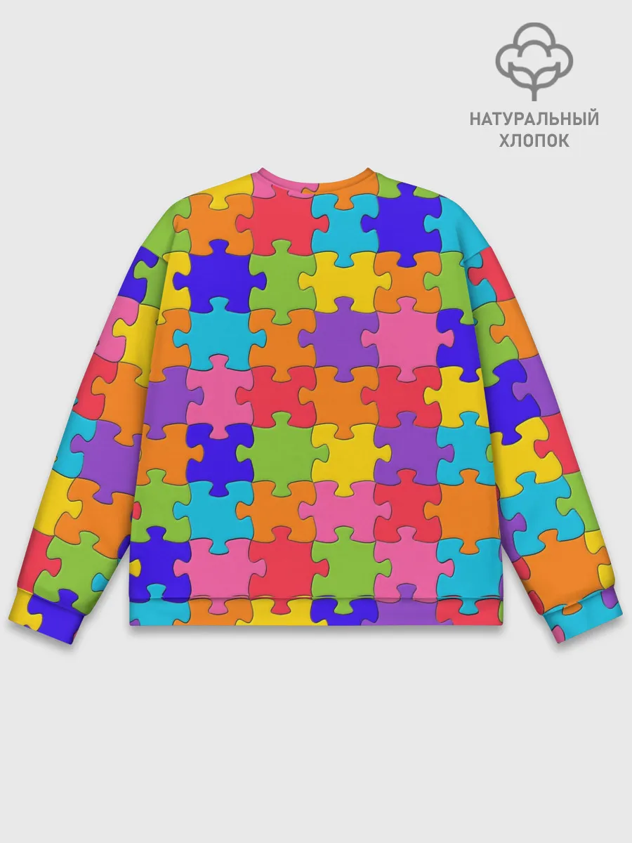 Мужской свитшот базовый / Пазлы