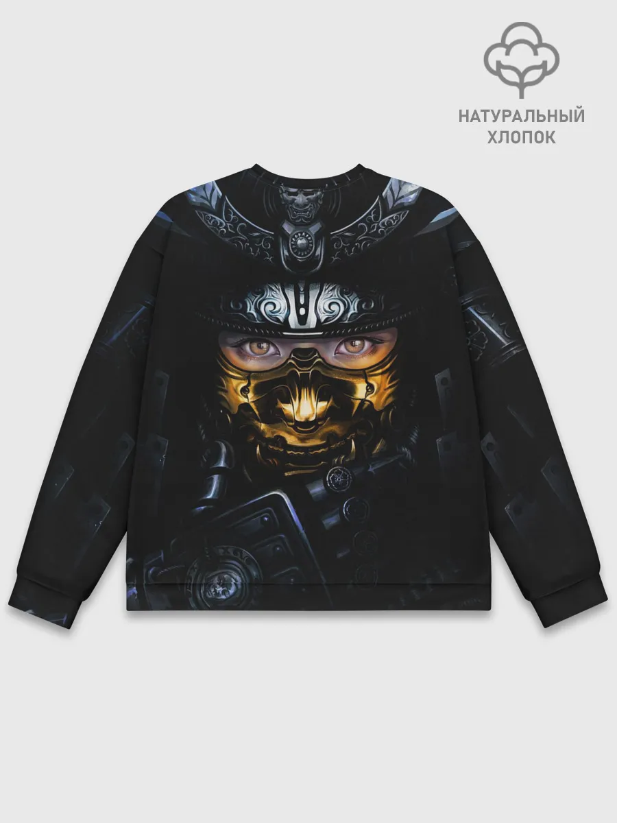 Мужской свитшот базовый / Девушка Самурай