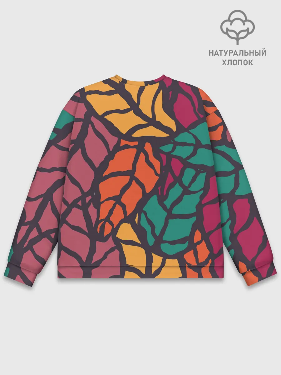 Мужской свитшот базовый / Листья