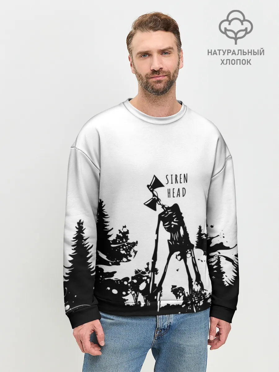 Мужской свитшот базовый / Лес сиреноголового