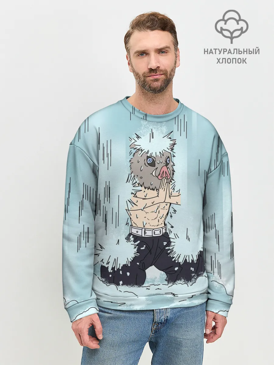 Мужской свитшот базовый / МЕДИТАЦИЯ ИНОСКЕ