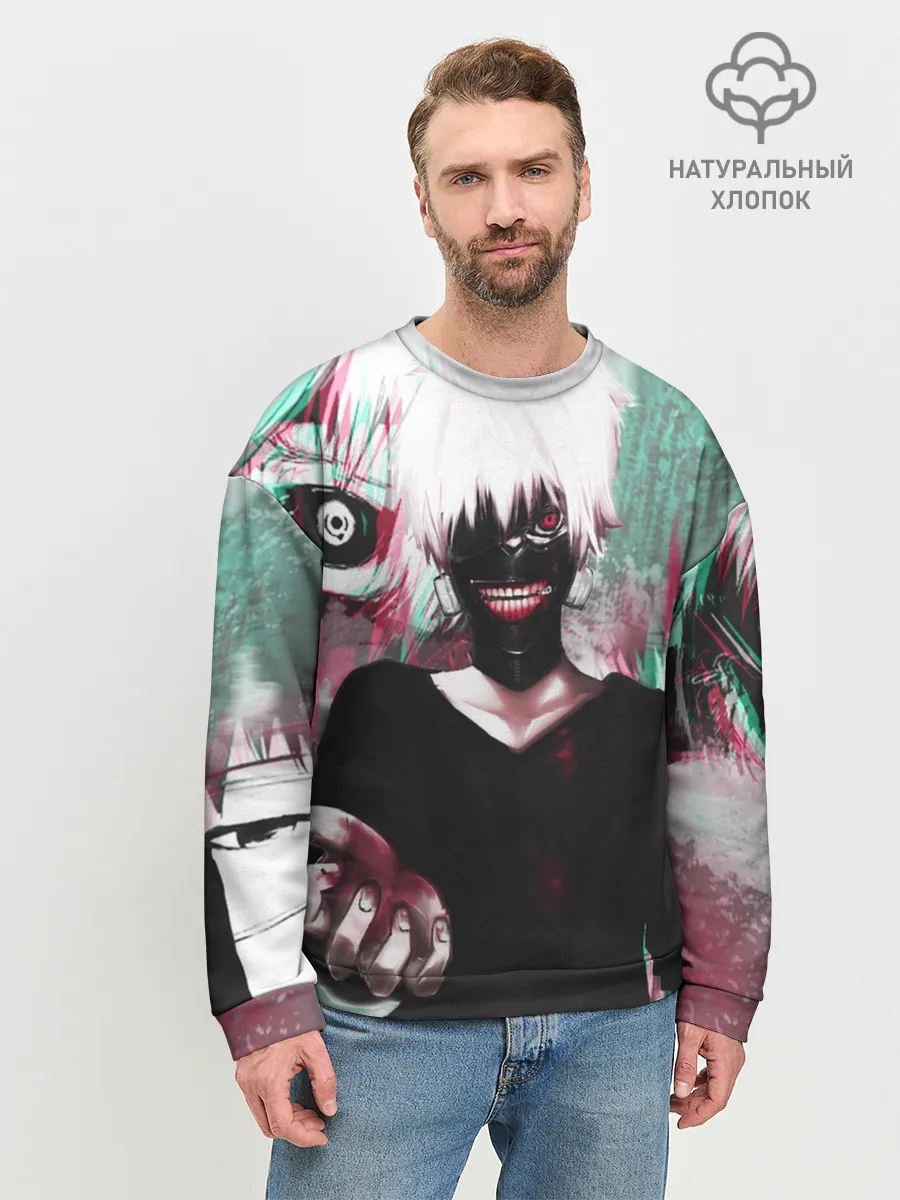 Мужской свитшот базовый / Полугуль Канеки