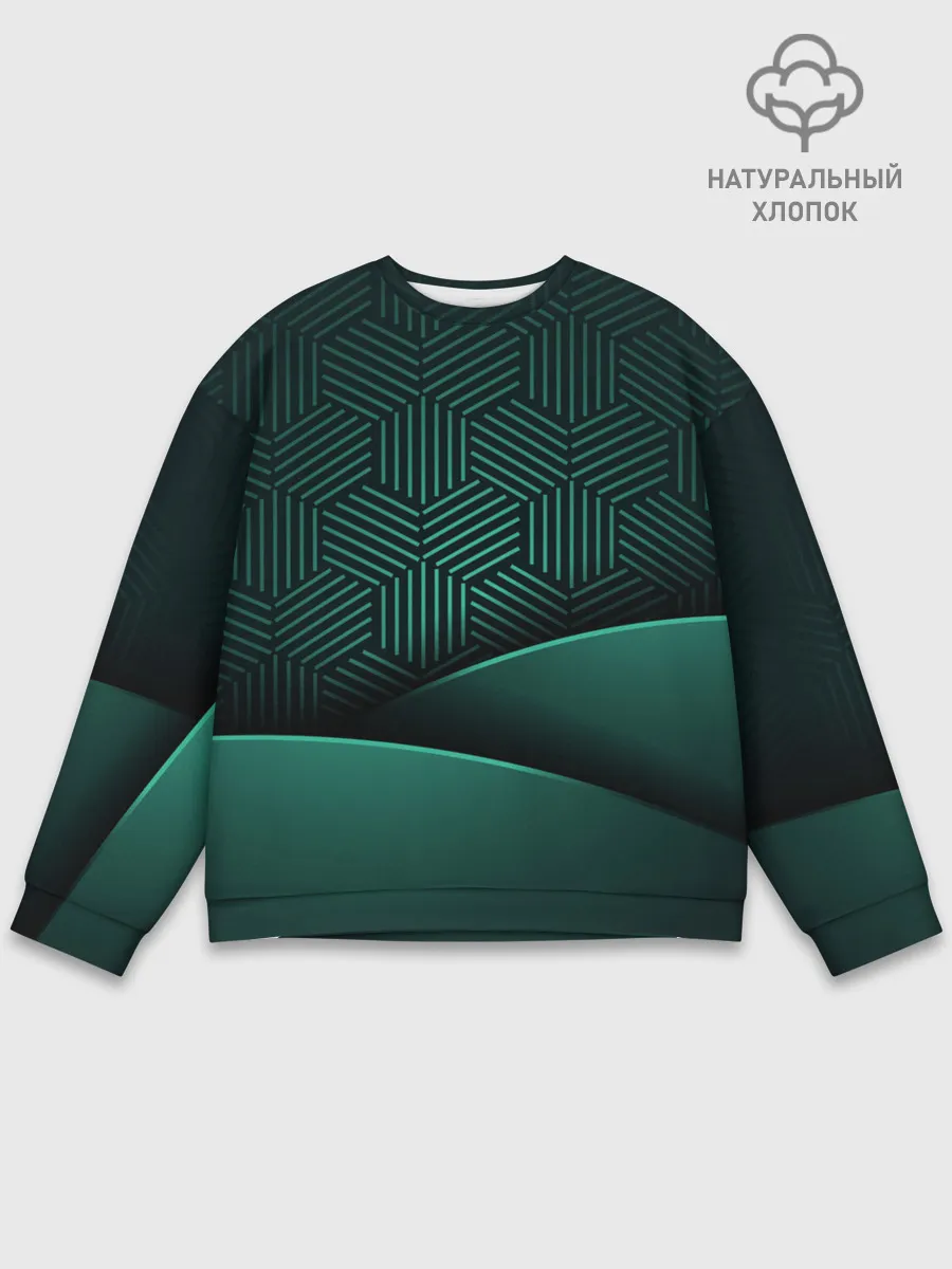 Мужской свитшот базовый / Luxury Green