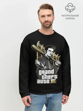Мужской свитшот базовый / Клод | GTA 3