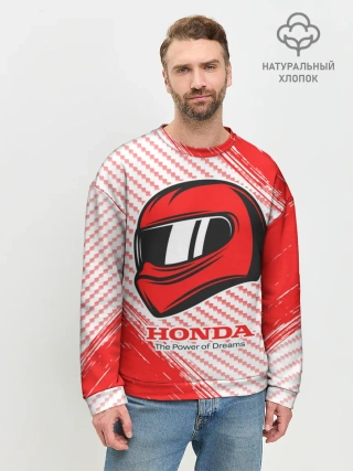 Мужской свитшот базовый / Honda - Strokes