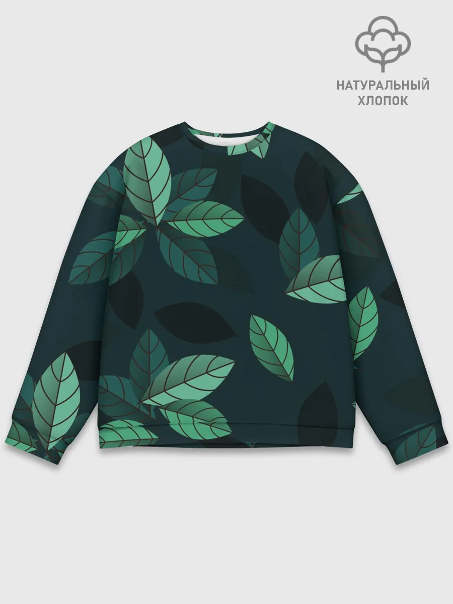 Мужской свитшот базовый / листва