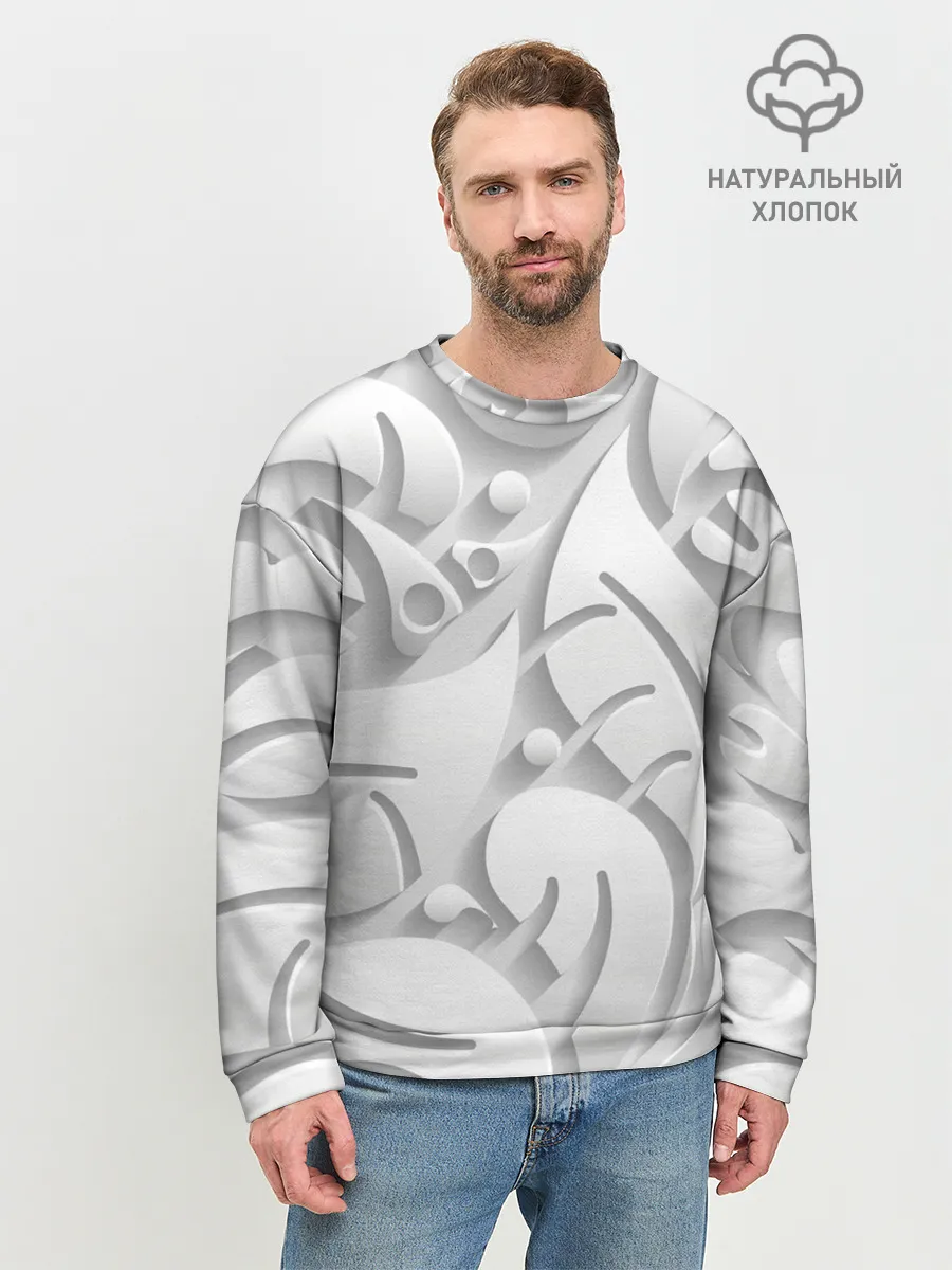 Мужской свитшот базовый / SKULPTOR