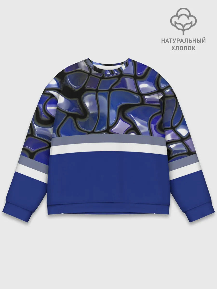Мужской свитшот базовый / Мозаика