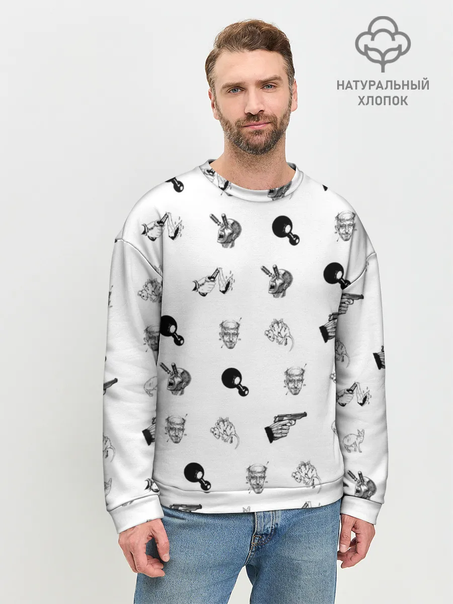 Мужской свитшот базовый / Кровосток | Паттерн