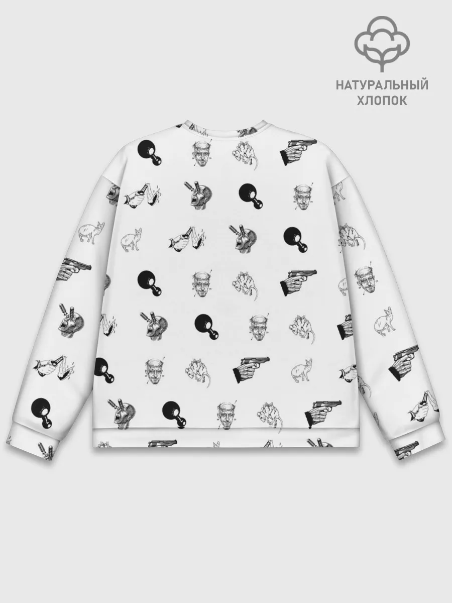 Мужской свитшот базовый / Кровосток | Паттерн