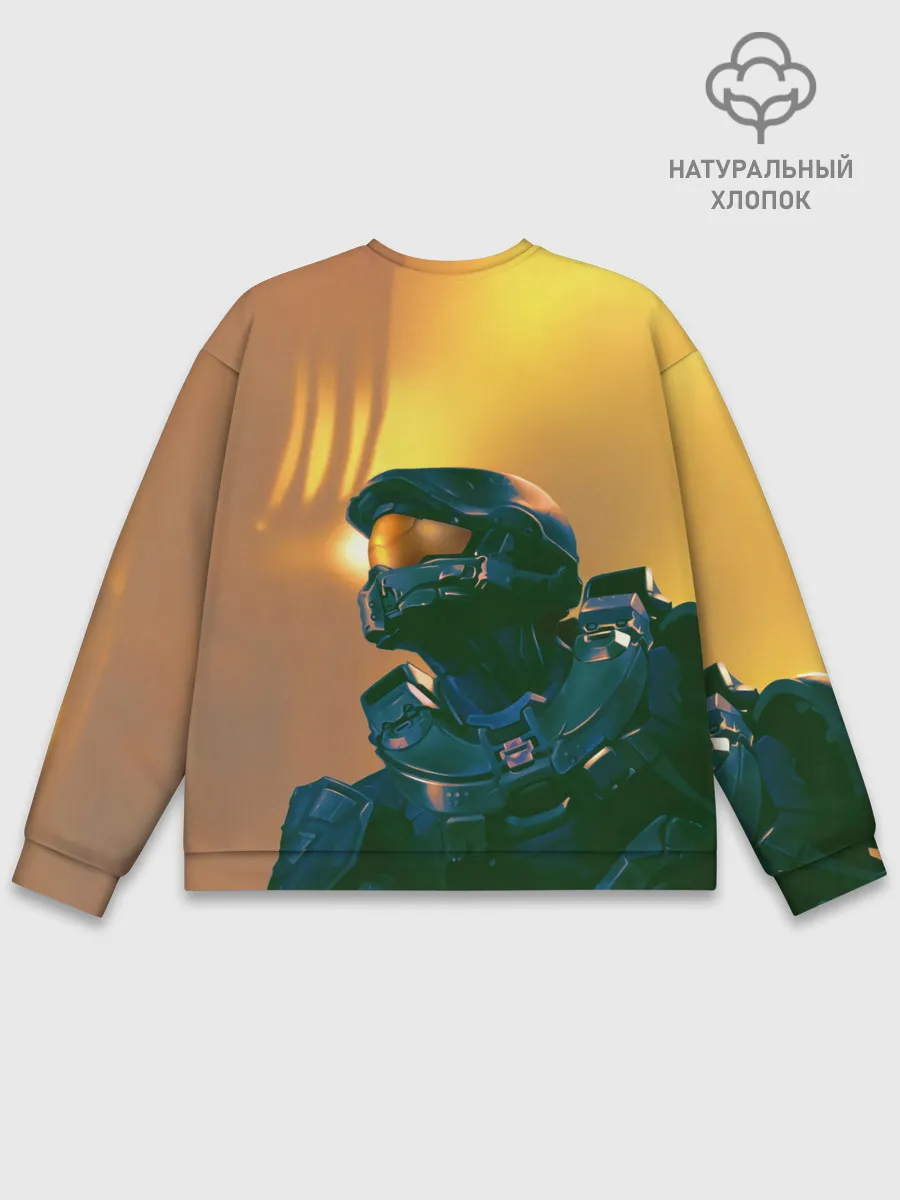 Мужской свитшот базовый / Мастер Чиф | Halo