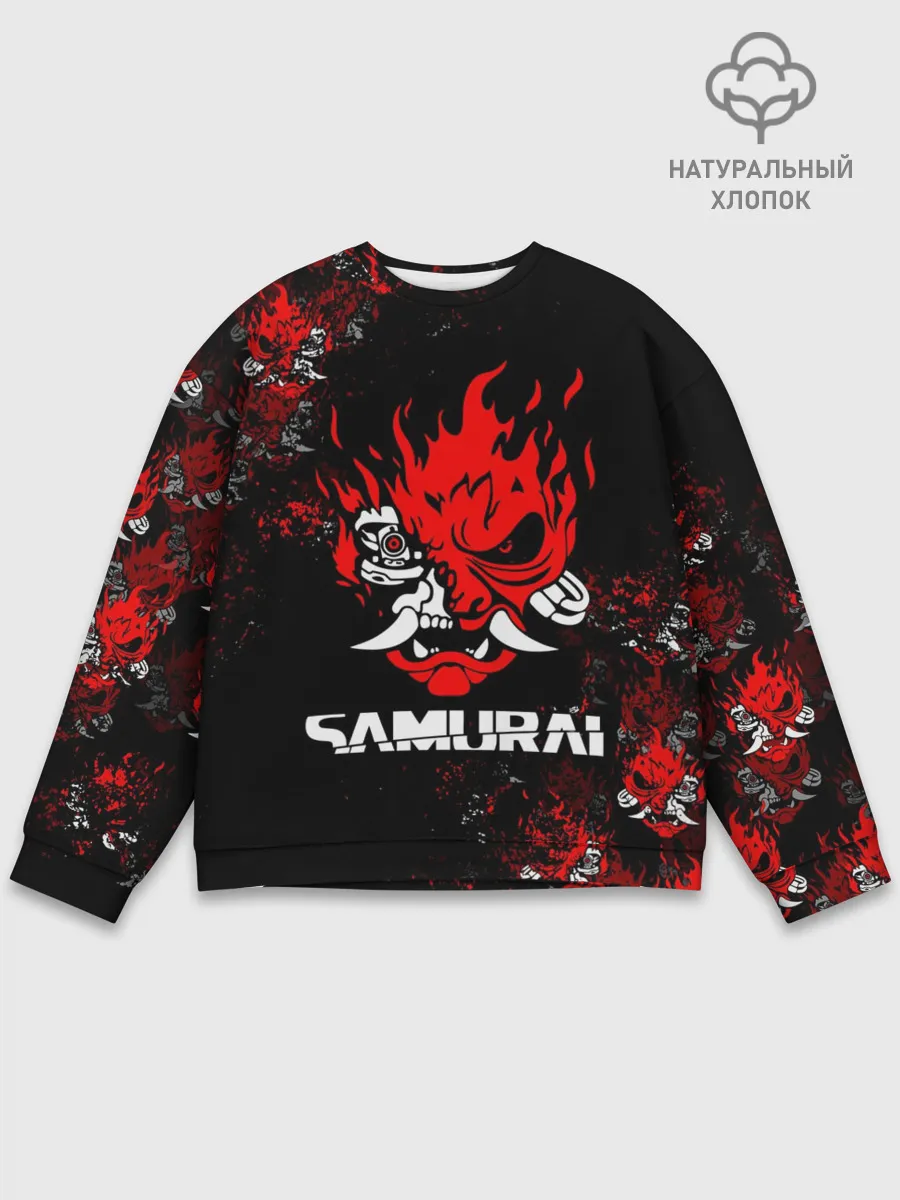 Мужской свитшот базовый / SAMURAI / CYBERPUNK 2077