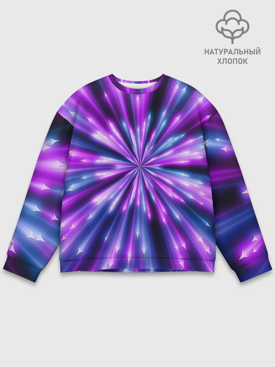 Мужской свитшот базовый / Неоновые стрелы