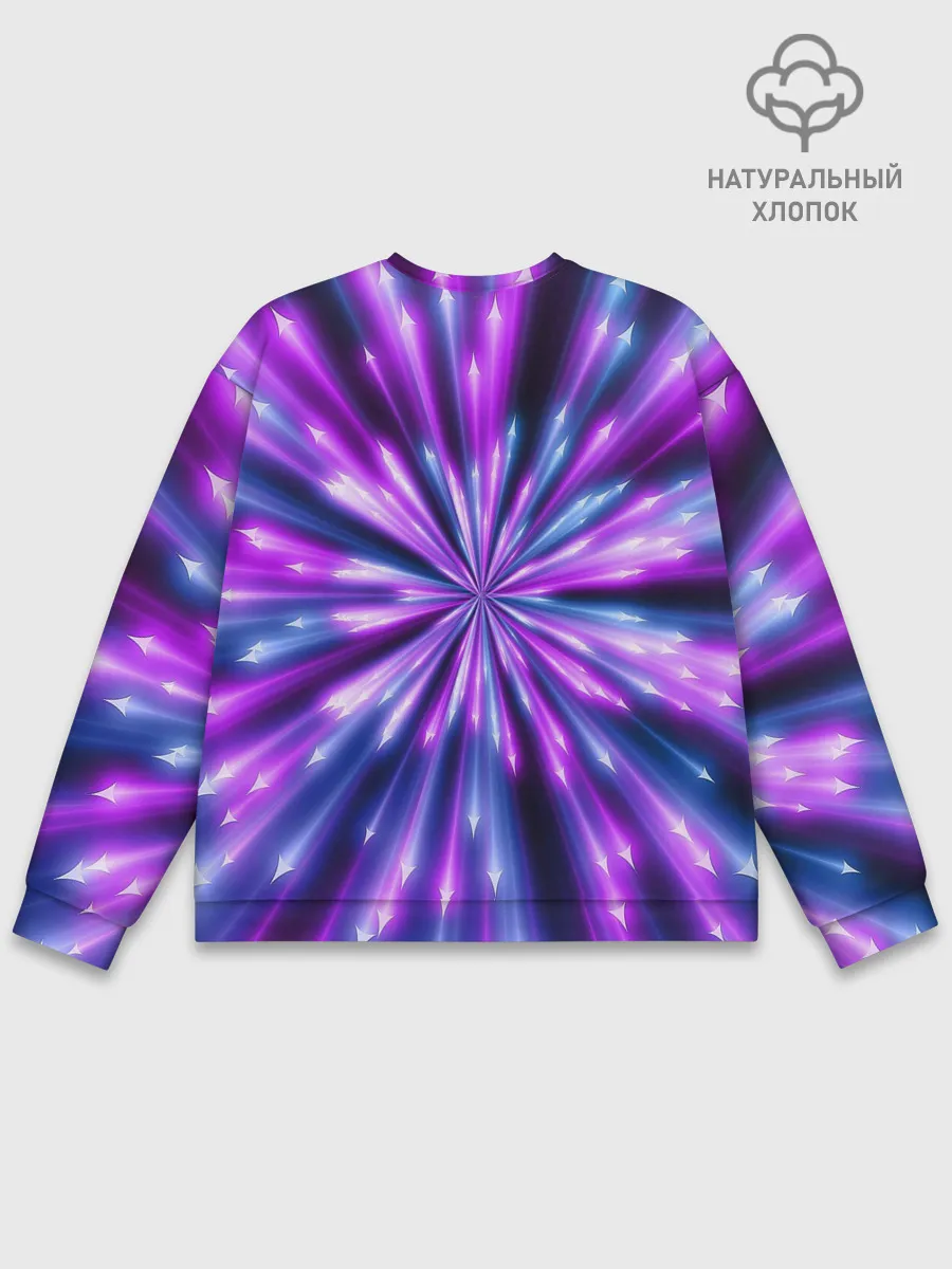 Мужской свитшот базовый / Неоновые стрелы