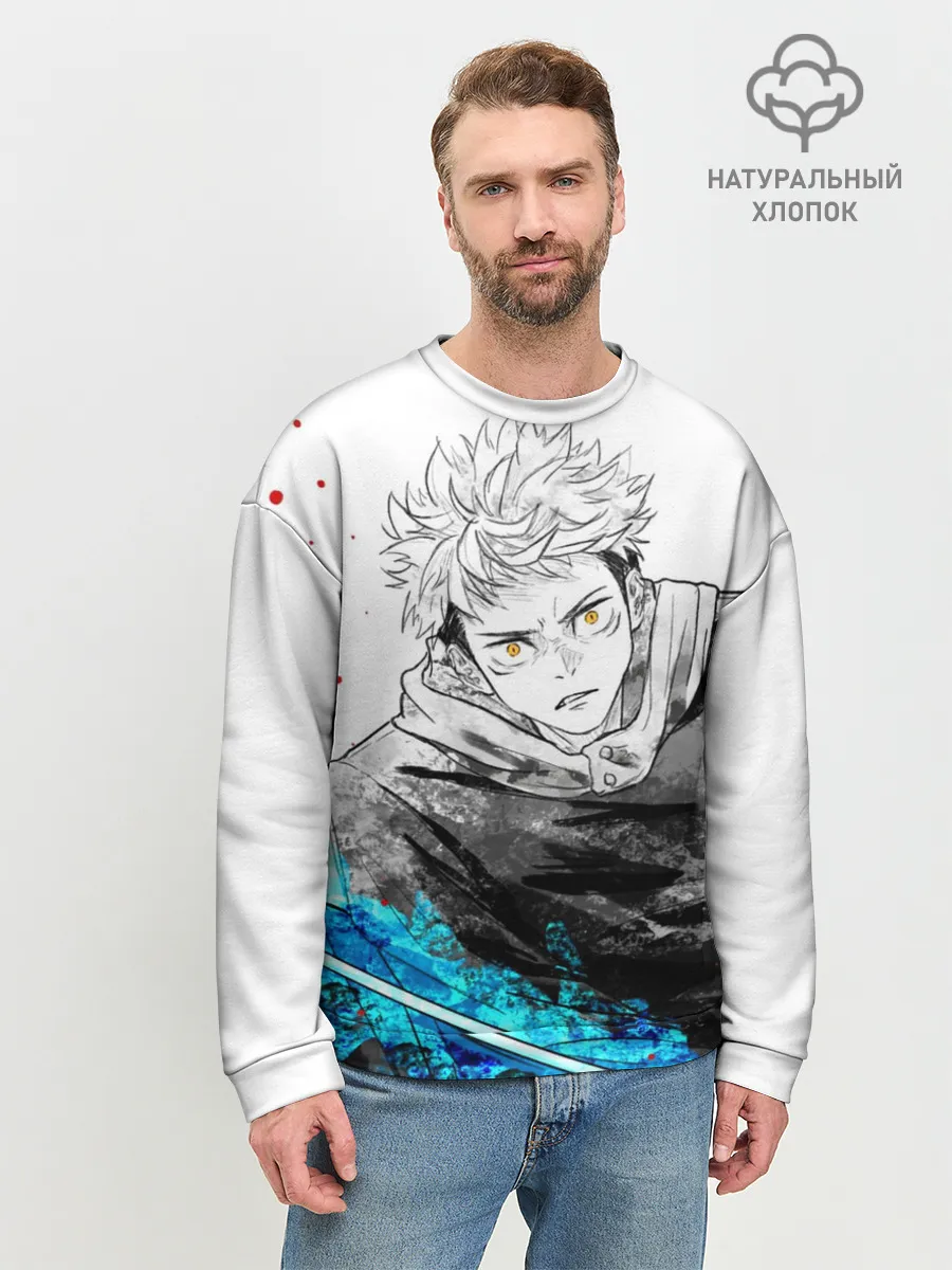 Мужской свитшот базовый / Магическая битва | Jujutsu kai