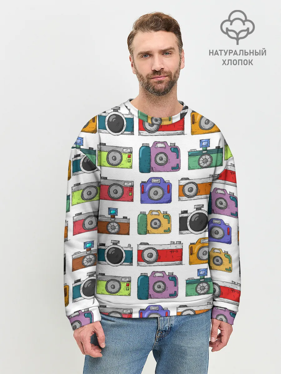 Мужской свитшот базовый / Фотоаппараты