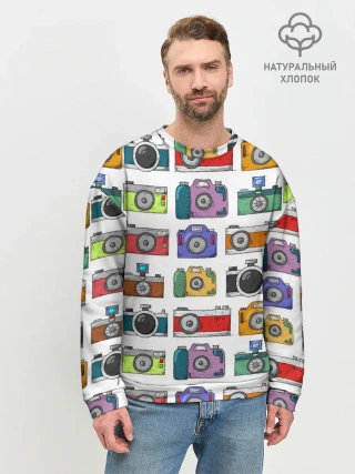 Мужской свитшот базовый / Фотоаппараты