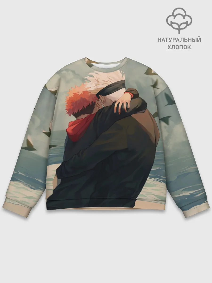 Мужской свитшот базовый / Hug | Jujutsu kai