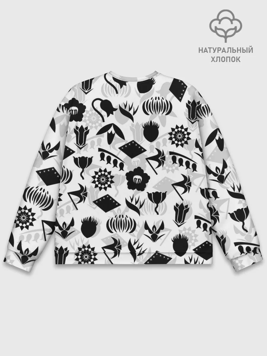 Мужской свитшот базовый / БЛИЧ КАПИТАНЫ ГОТЕЙ 13 ЭМБЛЕМЫ