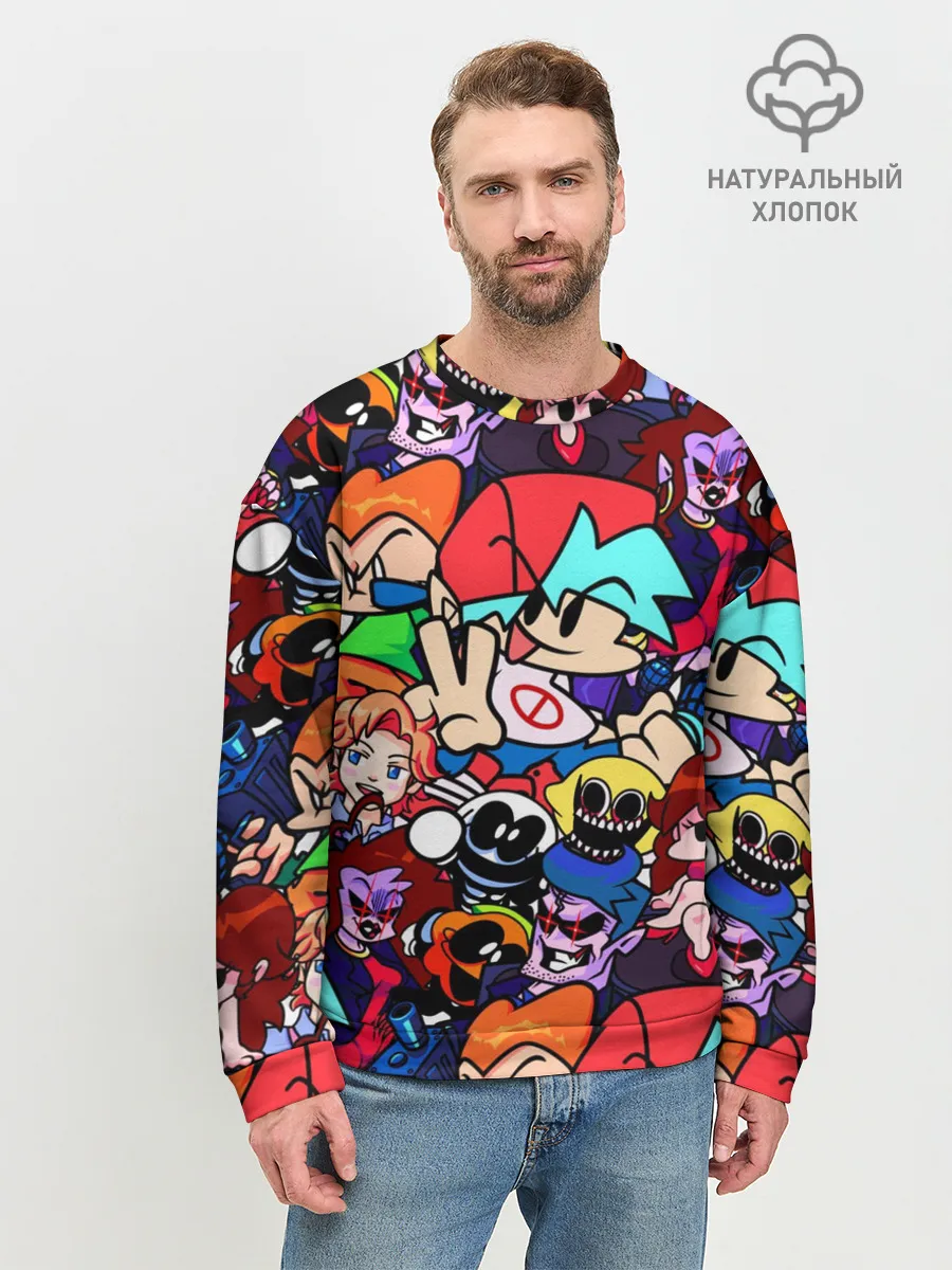 Мужской свитшот базовый / Friday Night Funkin