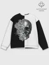 Мужской свитшот базовый / SkullRose Sketch