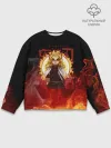 Мужской свитшот базовый / Огненный Столп Kimetsu no Yaiba