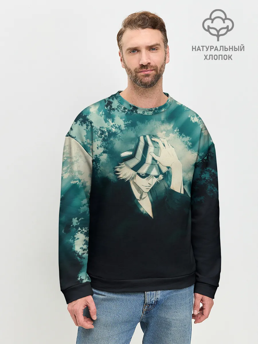 Мужской свитшот базовый / Bleach | Кискэ Урахара