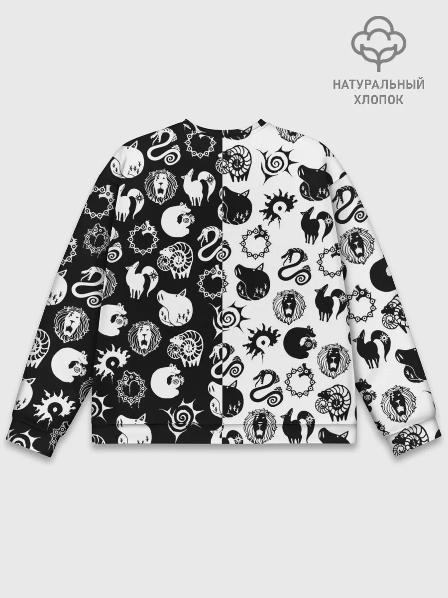 Мужской свитшот базовый / ЭМБЛЕМЫ 7 СМЕРТНЫХ ГРЕХОВ