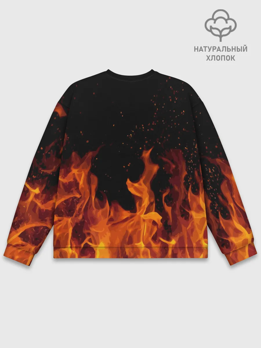 Мужской свитшот базовый / СЕКТОР ГАЗА FIRE