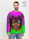 Мужской свитшот базовый / 3D Neon Monkey