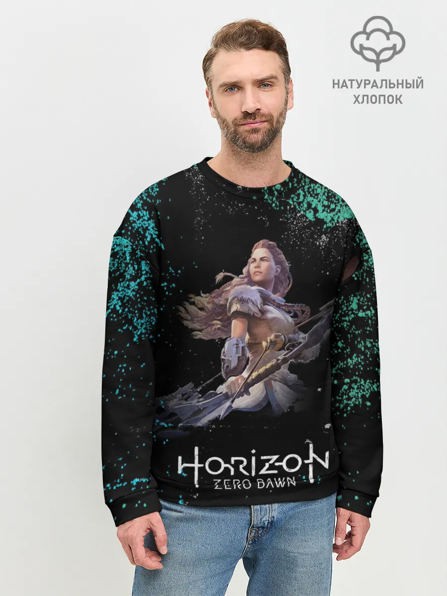 Мужской свитшот базовый / Лучница Элой