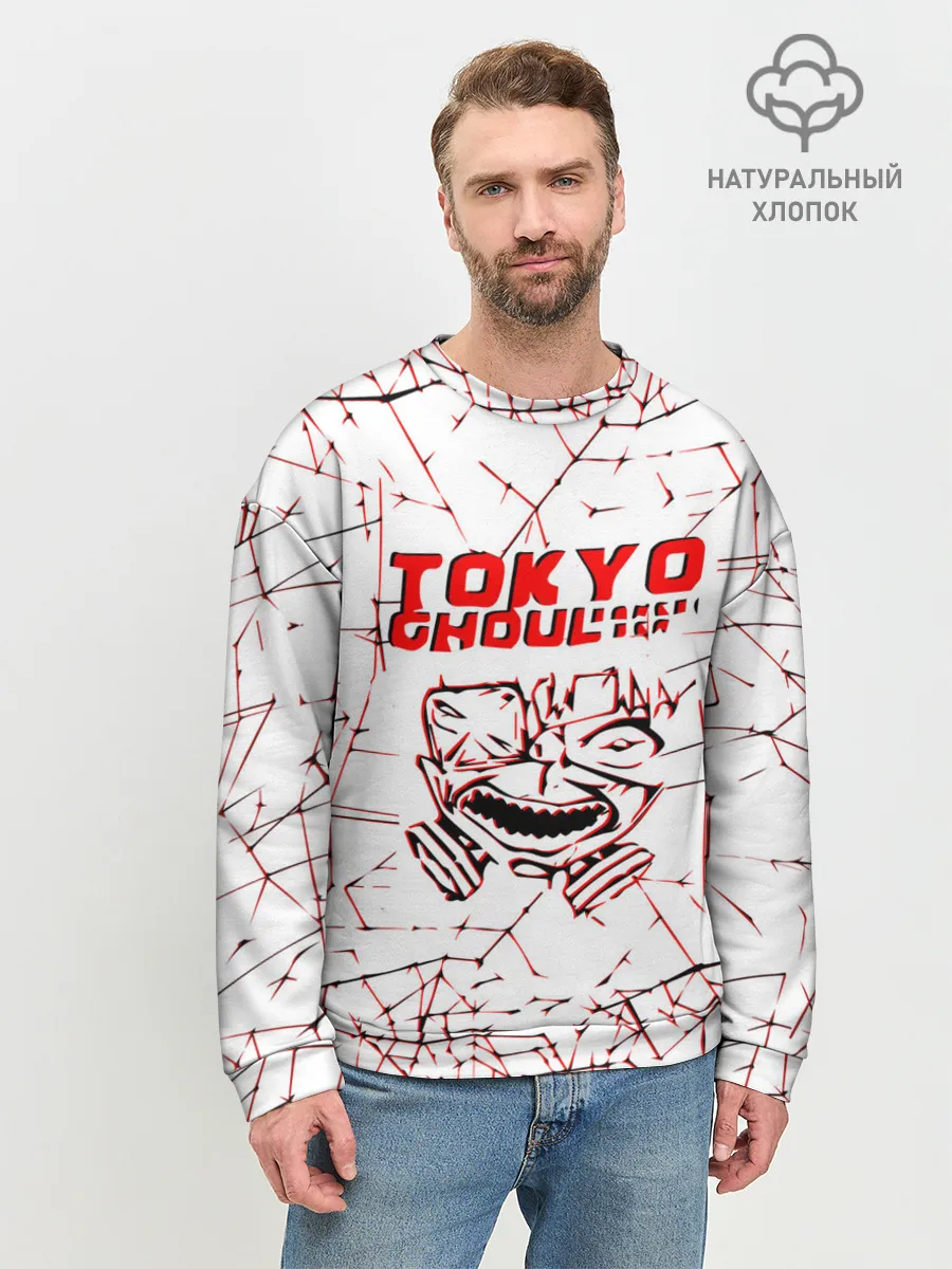 Мужской свитшот базовый / tokyo - ghoul