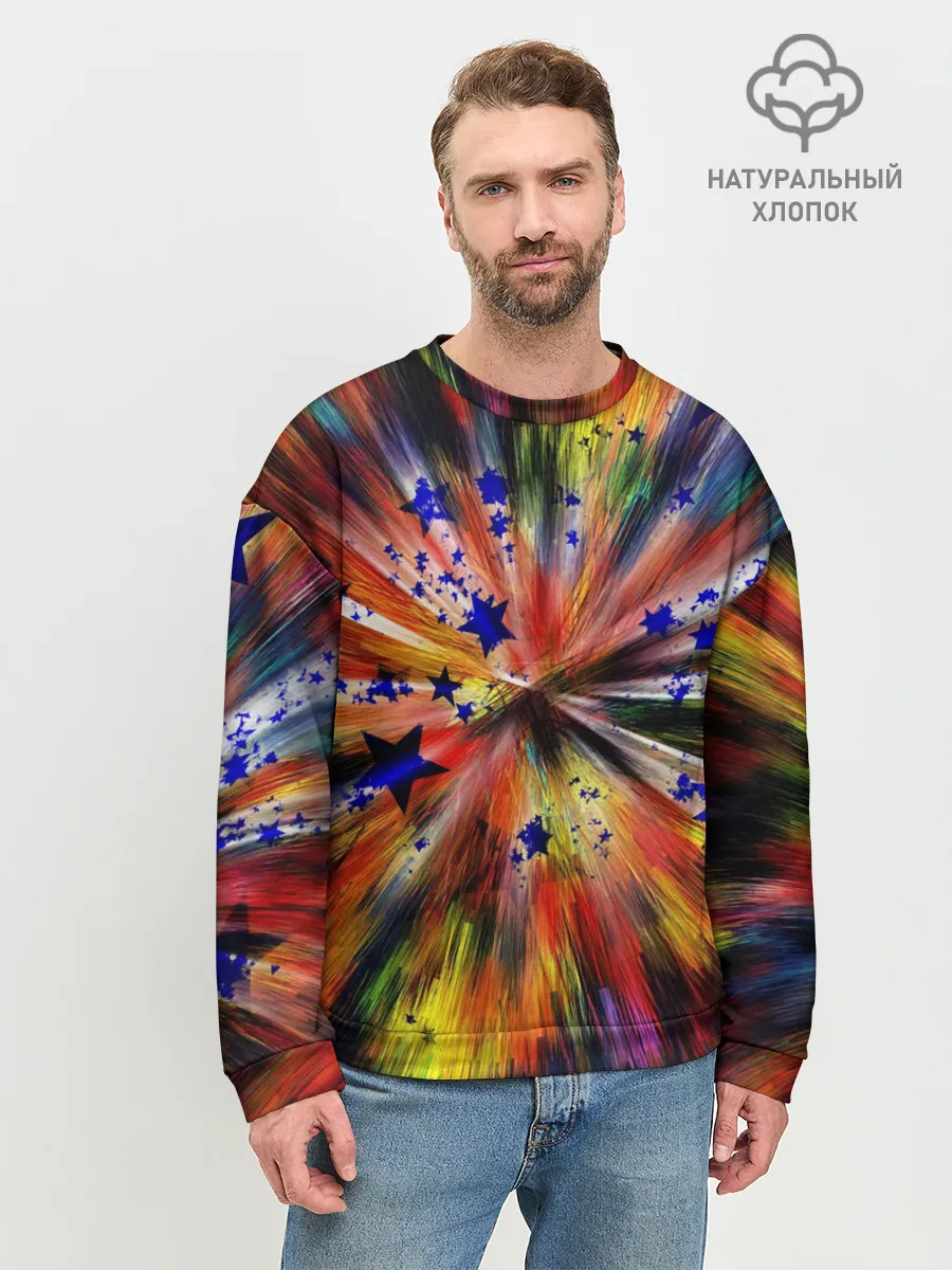 Мужской свитшот базовый / Звездный путь