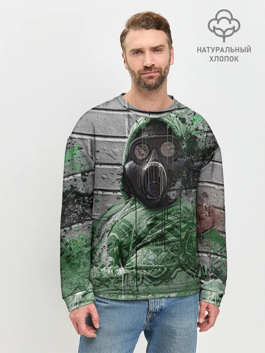 Мужской свитшот базовый / Сталкер | Метро