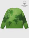 Мужской свитшот базовый / Карта мира