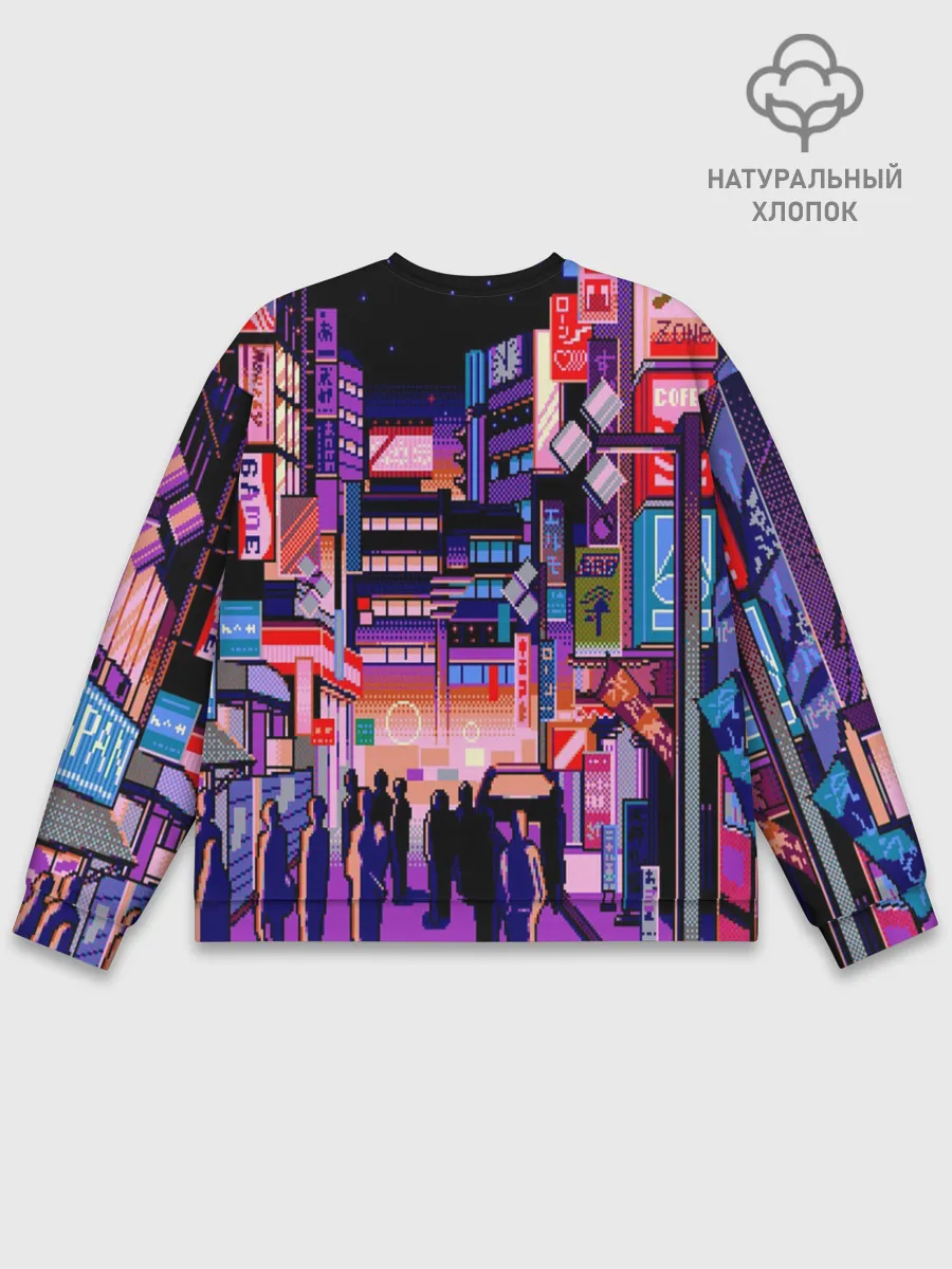Мужской свитшот базовый / Переулок Токио